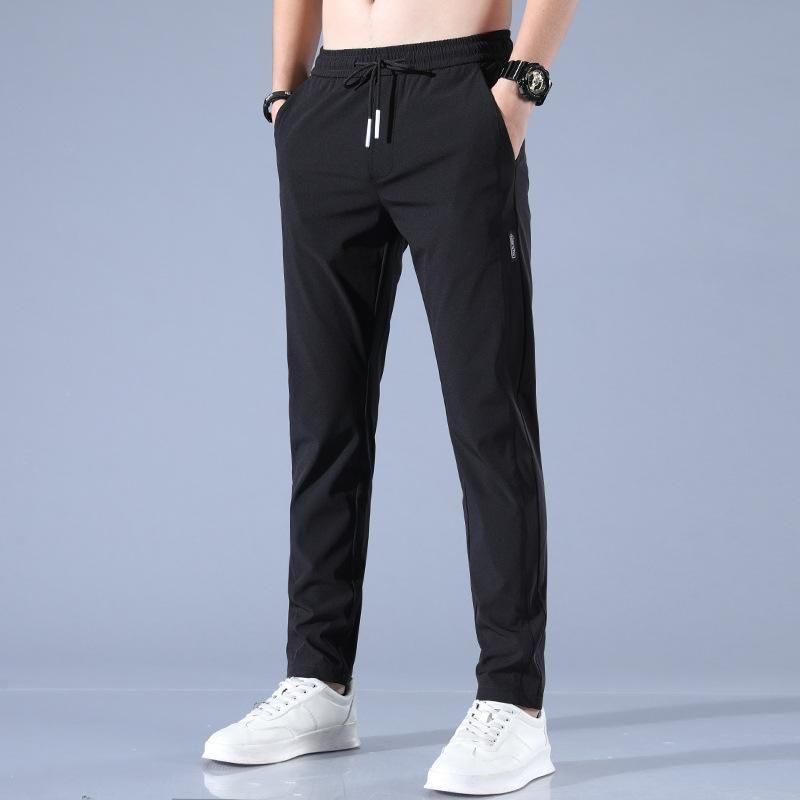 Pack of 2 Men’s Lycra Stretchable Track Pants | Quick-Dry, Regular Fit with Drawstring | Perfect for Sports, Gym & Everyday Casual Wear