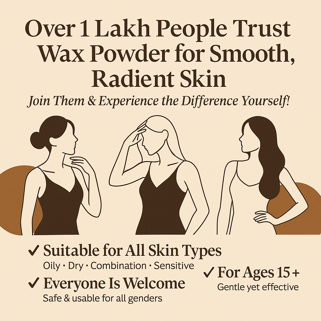 Chocolate Wax Powder for Hair Removal 80g (25 times )