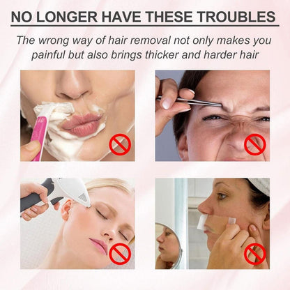 Hair Identifier Spray For Face Shaving With 4 Pcs Razor