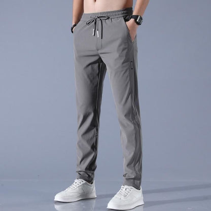 Pack of 2 Men’s Lycra Stretchable Track Pants | Quick-Dry, Regular Fit with Drawstring | Perfect for Sports, Gym & Everyday Casual Wear