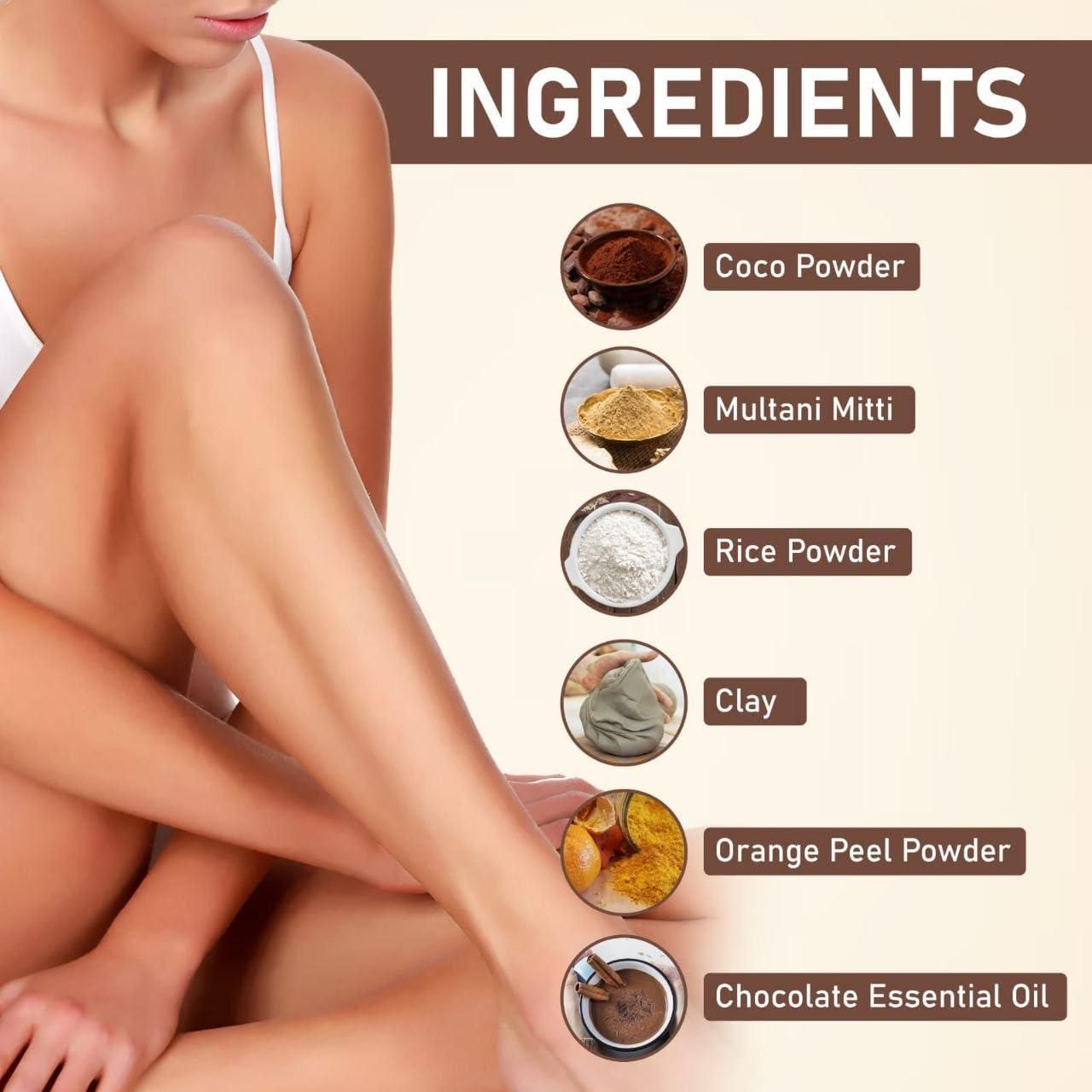 Chocolate Wax Powder for Hair Removal 80g (25 times )