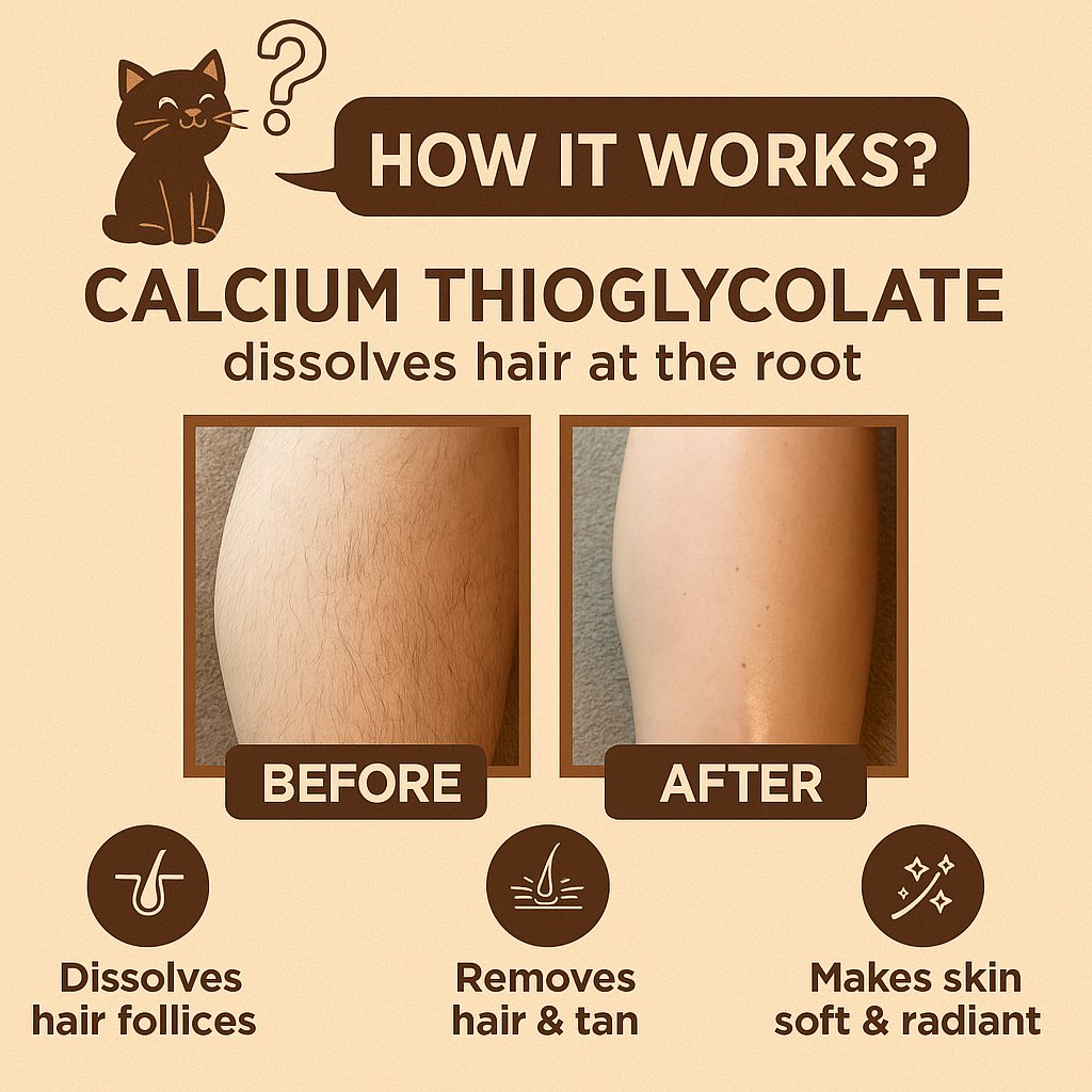 Chocolate Wax Powder for Hair Removal 80g (25 times )