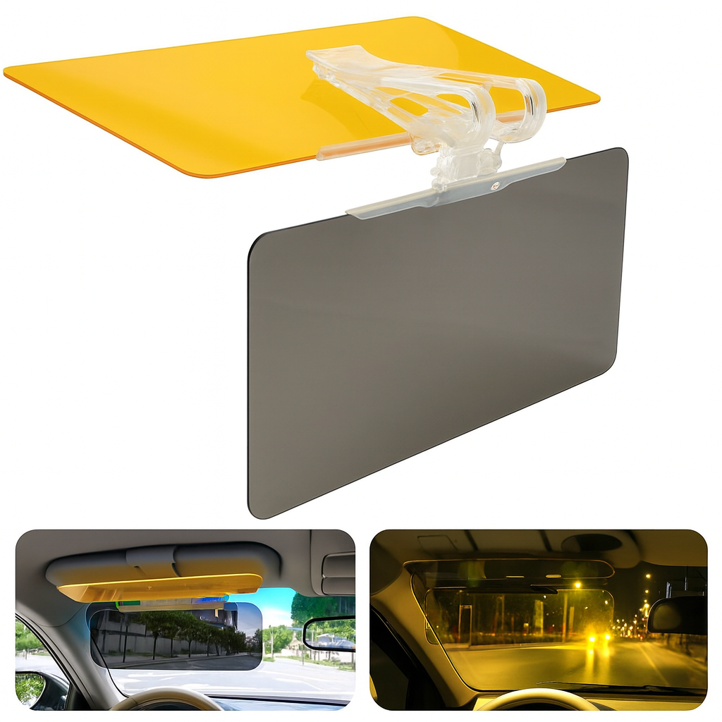 Car Anti-Glare Sun Visor – Day & Night HD Driving Shield
