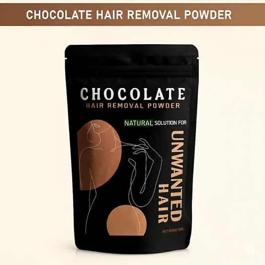 Chocolate Wax Powder for Hair Removal 80g (25 times )