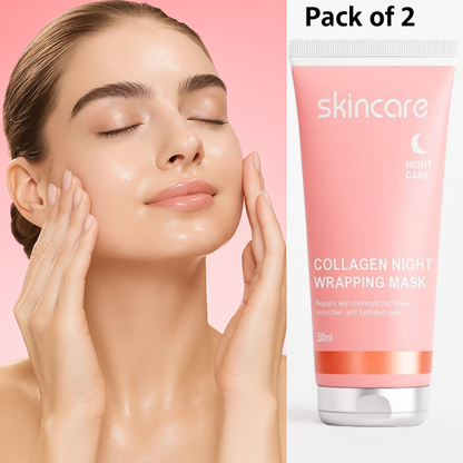 Collagen Night Wrapping Peel Off Mask Pack of 2.⚡ Prepaid Offer: Only ₹449! + Free Delivery 🚚