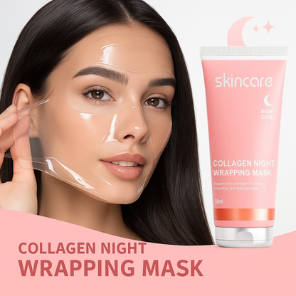 Collagen Night Wrapping Peel Off Mask Pack of 2.⚡ Prepaid Offer: Only ₹449! + Free Delivery 🚚