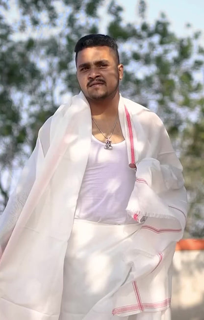 Pawanputra Hanuman Ji Silver Pendant and Necklace for Men and Women