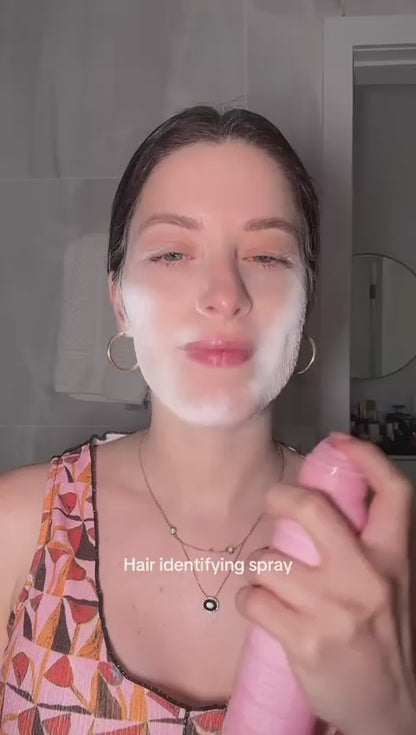 Hair Identifier Spray For Face Shaving With 4 Pcs Razor
